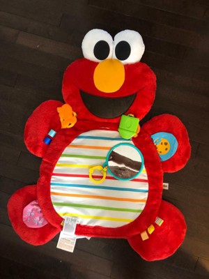 Bright Starts Sesame Street Tummy Time Elmo Prop Mat With 3 Detachable ...