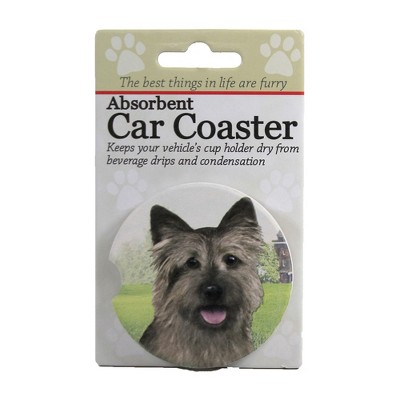 Car Coaster 2.5" Cairn Terrier Car Coaster Absorbant Pet Dog E & S Pet  -  Coasters