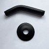 DOMETOUR Shower Arm with Flange, 1/2 NPT Tapered Threads, Rain Shower Head Arm, Wall Mount Shower Extension Arm - 3 of 4