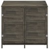 VidaXL Garden Shed Anthracite 40.2"x20.5"x44.1" Solid Wood Fir - 3 of 4