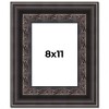 PosterPalooza | Photo Size 3.5" Wide Ornate Black Frame - UV Acrylic, Foam Board Backing, Hanging Hardware - 2 of 4