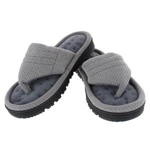 Isotoner Women's Active Recycled Thong Slippers - 1 of 3