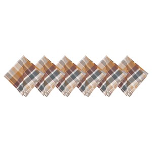 C&F Home Aspen Plaid Napkin Set of 6 - 1 of 3