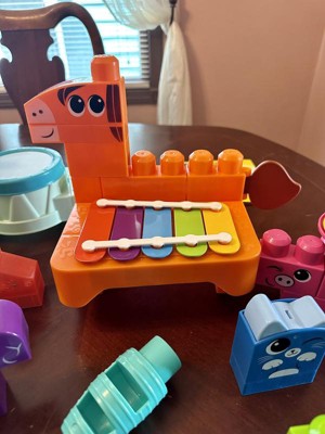 Mega Bloks Musical Farm Band Sensory Block Toy - 45pcs : Target