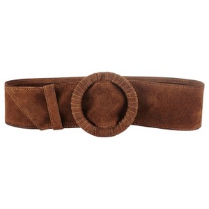 Women's Wide Suede Waist Belt - LASCANA - 1 of 4