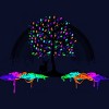 Junior's Design By Humans Melting Colors Parasite By Tobiasfonseca T-Shirt - 2 of 3