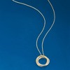 Ross-Simons 0.20 ct. t.w. Diamond Double-Circle Pendant Necklace in 14kt Yellow Gold - 3 of 4