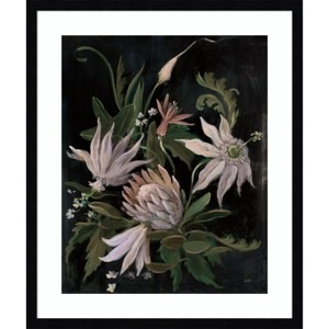 21" x 25" Flower Show I Crop Neutral by Julia Purinton - Amanti Art: Botanical Lithograph, Hardwood Frame - 1 of 4