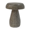 MGO Mushroom Side Table,Wood-like texture, Natural Color - 3 of 4