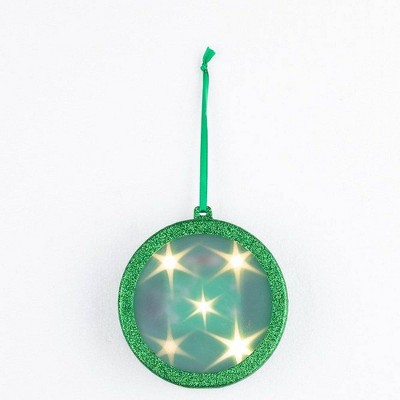 Holographic Christmas Ornaments Green - Haute Décor