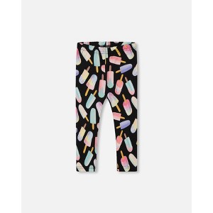 Deux par Deux Girl Printed Capri Leggings Ice Lollipops - 1 of 3