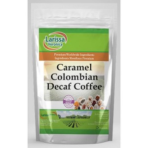 Larissa Veronica Caramel Colombian Decaf Coffee (Gourmet, Naturally Flavored, Whole Coffee Beans) (8 oz, ZIN: 548489) - 1 of 4