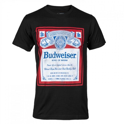 Mens Budweiser Classic Logo Distressed T-Shirt