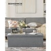 SONGMICS Storage Ottoman Bench Ottoman with Storage Footstool Hold up to 660 lb for Bedroom Living Room - 2 of 4