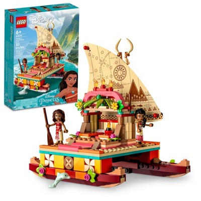 LEGO Disney Princess Moana's Wayfinding Boat 43210 Building Toy Set