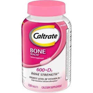Caltrate Bone Health 600 + D3 Tablet, 120 Count - 1 of 4