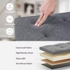 COMHOMA Folding Storage Ottoman Bench 30"/35"/43"/47" Foot Rest Bed Bench for Room, Gray - 4 of 4