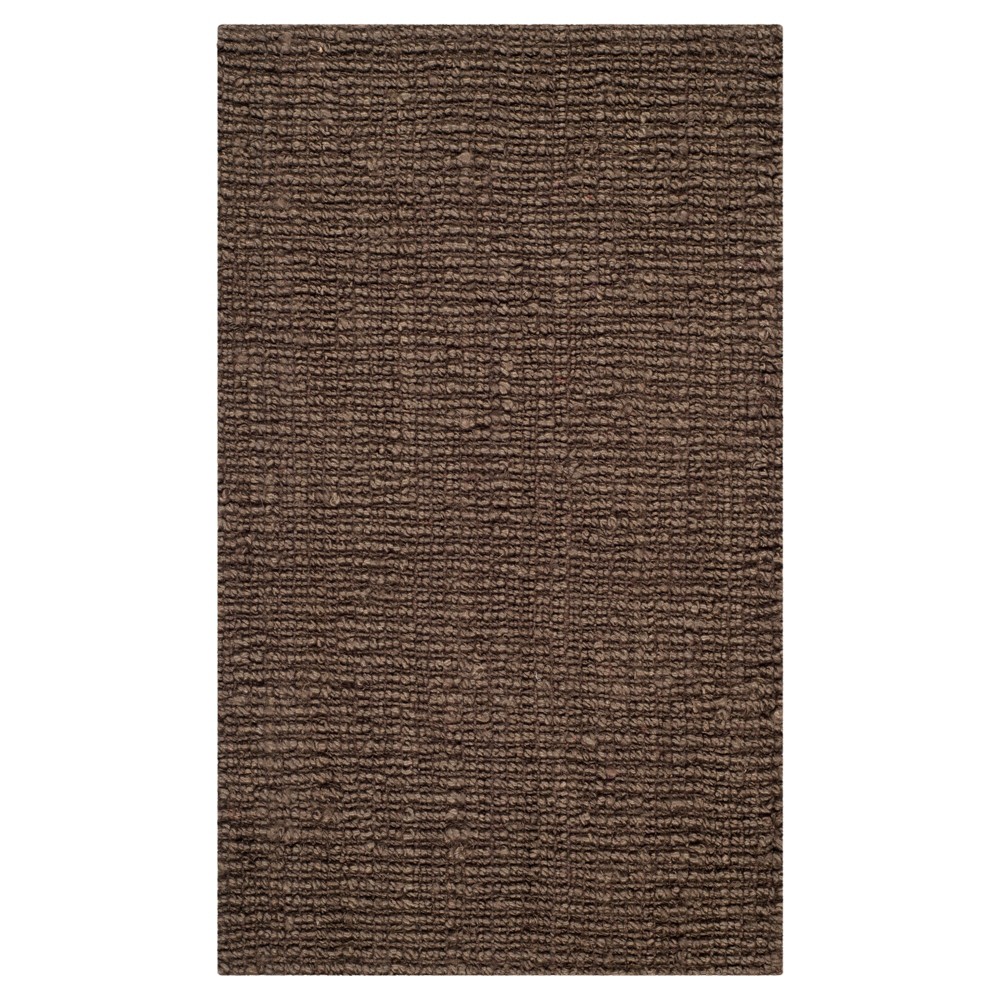 Serena Natural Fiber Accent Rug - Brown (2' 6inx4') - Safavieh