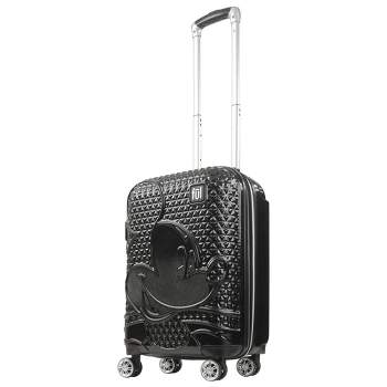 FUL Disney Textured Mickey Mouse 22in Hard Sided Rolling Luggage