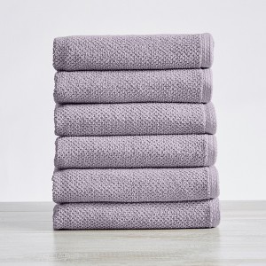 Great Bay Home Cotton Popcorn Textured Quick-Dry Towel Set - 1 of 4
