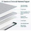 FFKQBH Memory Foam Mattress Topper King, 3-Inch - 2 of 3