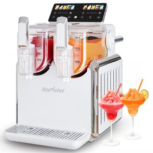 Heynemo Dual-Tank Slush Machine for Home: 169oz Frozen Drink Maker with Rapid Chill Technology, Self-Cleaning System & 5 Drink Modes - 1 of 4