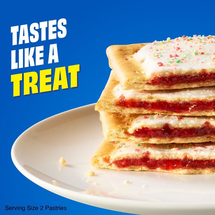 Pop-Tarts Protein Frosted Slammin' Strawberry Toaster Pastries - 14.3oz/8ct, 4 of 10