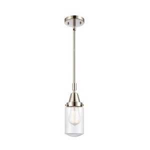 Dover - 1 Light Stem Hung Mini Pendant In Traditional Style-11.38 Inches Tall and 4.5 Inches Wide - 1 of 1