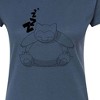 Women's - Pokémon - Snorlax Zzz Fitted Graphic T-Shirt - 2 of 3