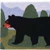 Jellybean Brown Bear in Mountains Doormat – 20" x 30" Machine Washable Indoor/Outdoor Accent Mat for Cabin, Porch, or Entry - 2 of 3