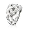 Ross-Simons Italian Sterling Silver Wide Braided Ring - 3 of 4