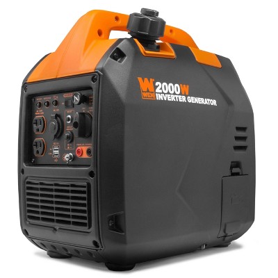 WEN 56203i Super Quiet 2000W Portable Inverter Generator with Fuel Shut Off