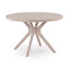 Cross Leg Round Dining Table (47in x 47in / 1194mm xm 1194mm) - 3 of 4