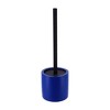 Evideco French Home Goods Concrete Cement Toilet Bowl Brush with Holder, Durable Bathroom Accessory Set, Blue - 2 of 4