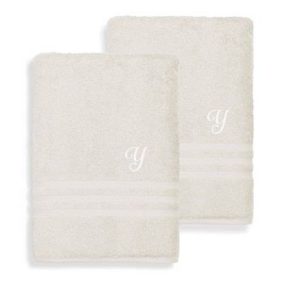 Linum Home Textiles 100% Turkish Cotton 2PC Denzi Bath Sheet Set