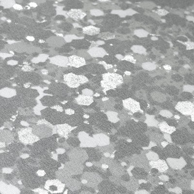 Yellow and Gray Ombre Glitter Full Comforter Set