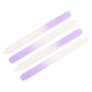 Unique Bargains Glass Double-sided Multifunctional Nail File Manicure Tool 4 Pcs - 1 of 4