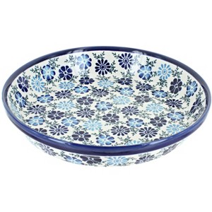 Blue Rose Polish Pottery 879 Zaklady Pie Plate - 1 of 1