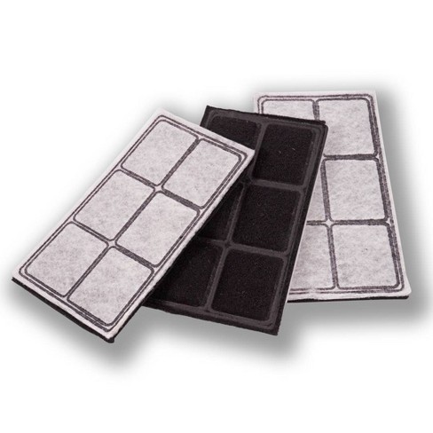 Charcoal filter for shop cat litter box