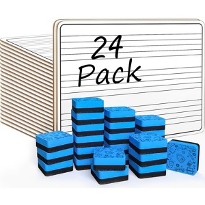 SCRIBBLEDO Music Staff Dry Erase 9"X12" Board 24-Pack, Erasers Included - 1 of 4