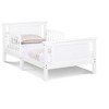 NicBex Modern Toddler Bed, Wooden Baby Bed Frame with 4 Side Guardrails and Low Rise Design for Boy and Girl - 4 of 4