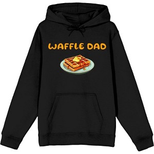 Waffle Dad Dad Jokes for Father's Day Adult Long Sleeve Hoodie - 1 of 2