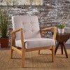 NicBex Accent Chair Mid-Century Upholstered Button Tufted Armchair with Metal Frame Cozy Single Sofa Chair for Bedroom,Living Room - 2 of 4