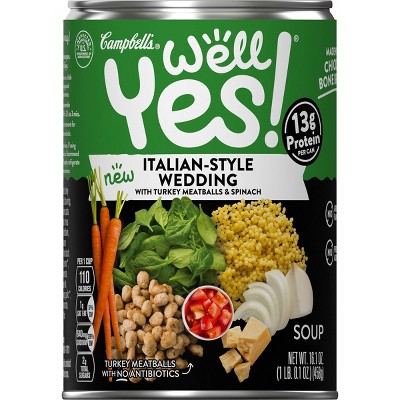 Campbell's Well Yes! Italian-Style Wedding Soup - 16.1oz