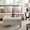 Tufted Square Cocktail Ottoman - Madison Park - 2 of 4