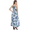 Women's Strap Maxi Hawaiian V Neck Floral Casual Beach Dresses - 3 of 3