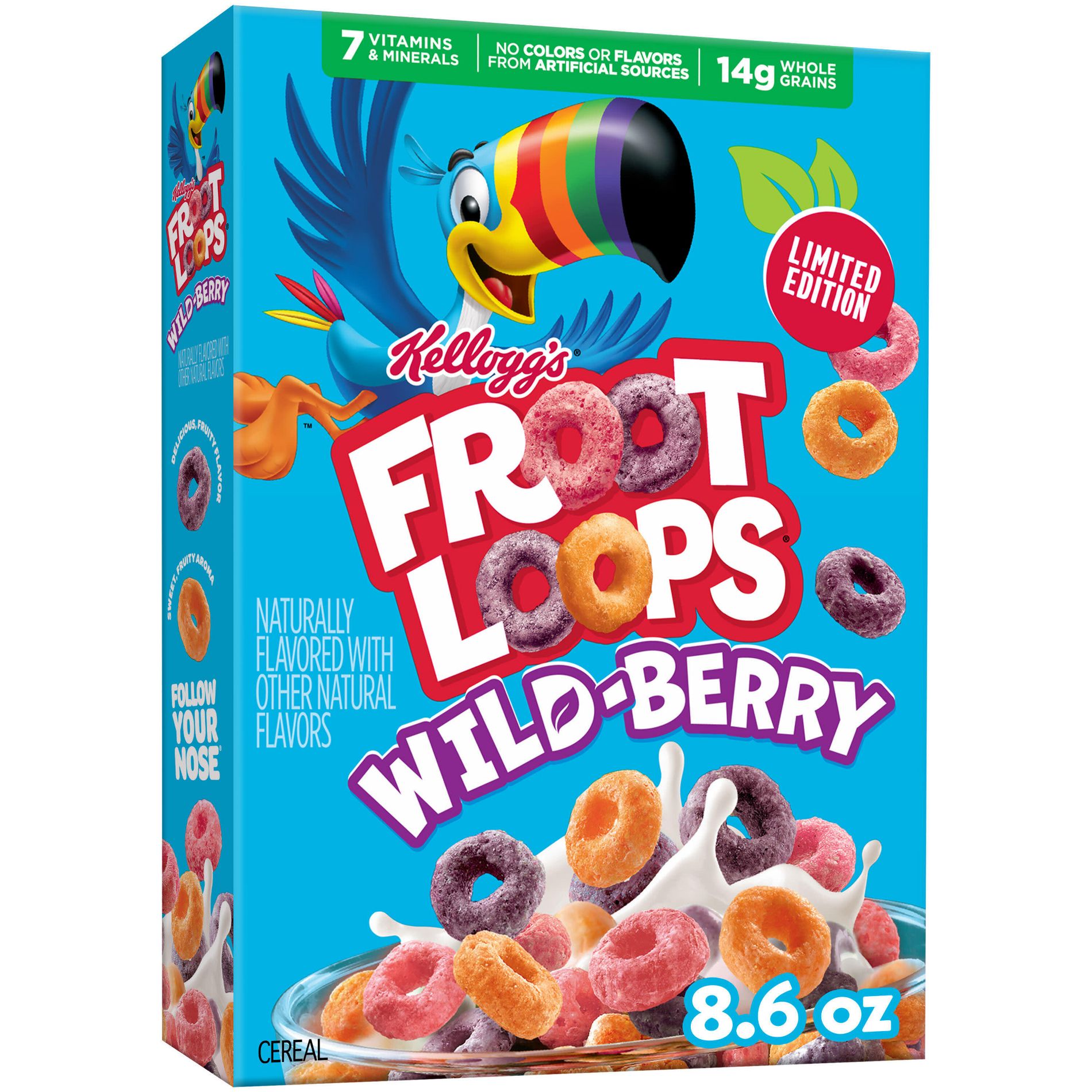 Kellogg's Froot Loops Wild Berry Breakfast Cereal - 8.6oz