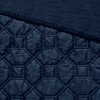 FIONECA 3-Piece Luxe Antimicrobial Velvet Coverlet Set Geometric Quilted Cozy Bedding - 4 of 4