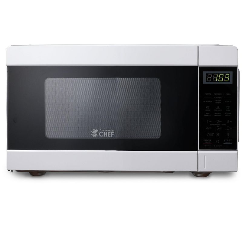 COMMERCIAL CHEF Countertop Microwave Oven 0.9 Cu. Ft. 900W, 1 of 8