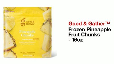 Great Value Pineapple Chunks, Frozen, 16 oz